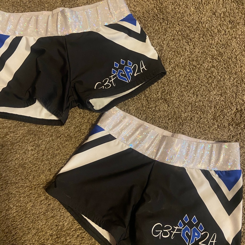 YLG cheer athletics practice shorts